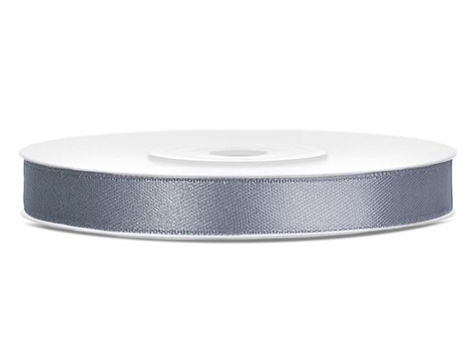 Hovedbilde Satengbånd Grå 0,6cm 25m