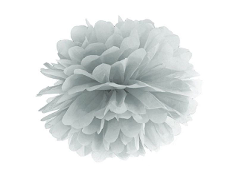 Pom Poms Sølv 25cm
