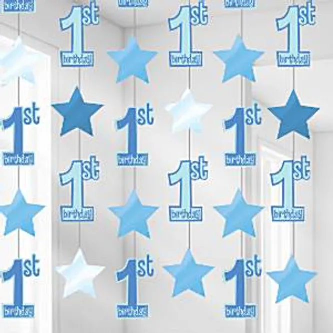Hovedbilde 1 år Blå Strings 6-pk