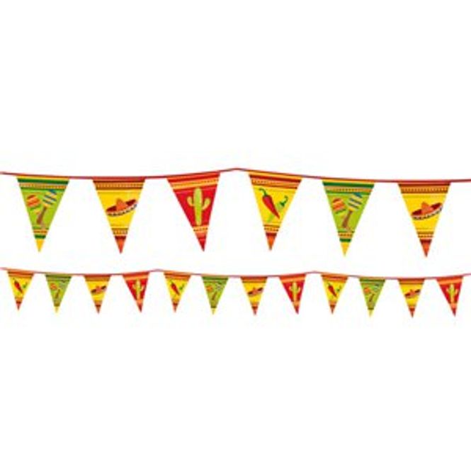 Hovedbilde Mexican Fiesta Fun Vimpel Girlander 6m