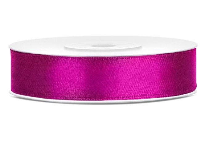 Hovedbilde Satengbånd Fuchsia 1,2cm 25m