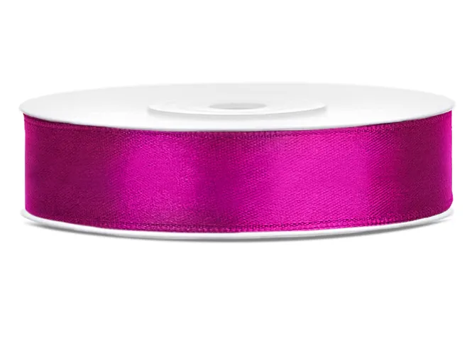 Hovedbilde Satengbånd Fuchsia 1,2cm 25m