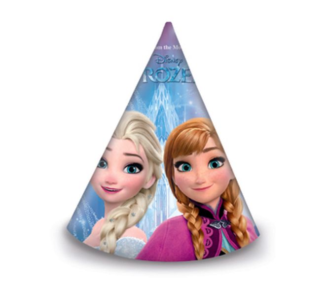 Hovedbilde Frozen Northen Lights Partyhatter 6pk