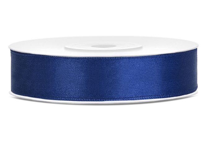 Hovedbilde Satengbånd Marineblå 1,2cm 25m