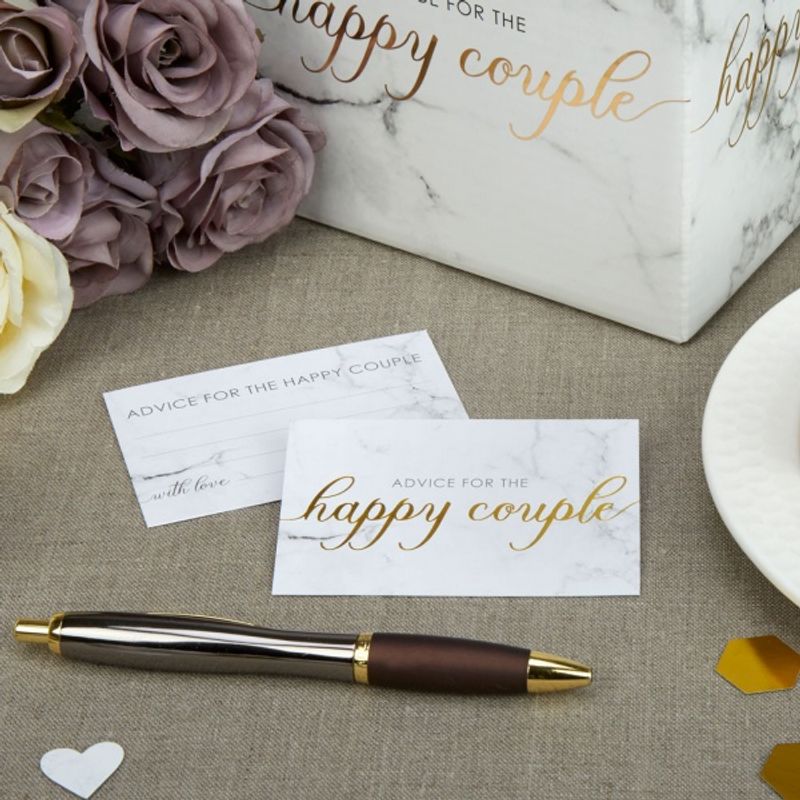 Kort marmor Advice Happy Couple 25-pk