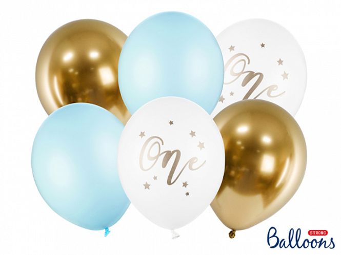 Hovedbilde Ballonger 1 år Party Pastell 6pk