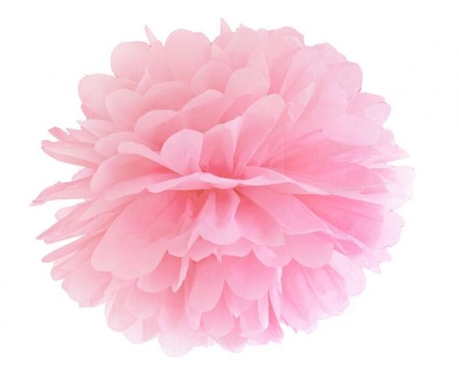 Hovedbilde Pom Poms Lys Rosa 35 cm