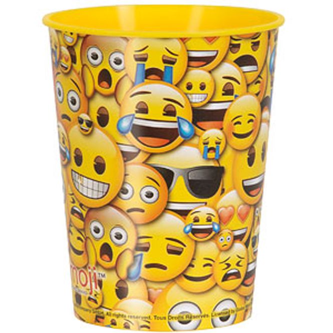 Hovedbilde Emoji Plastkopp Hard 1 stk