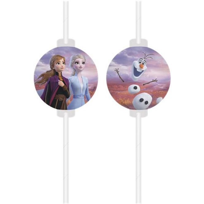 Hovedbilde Frozen 2 Sugerør 6-pk