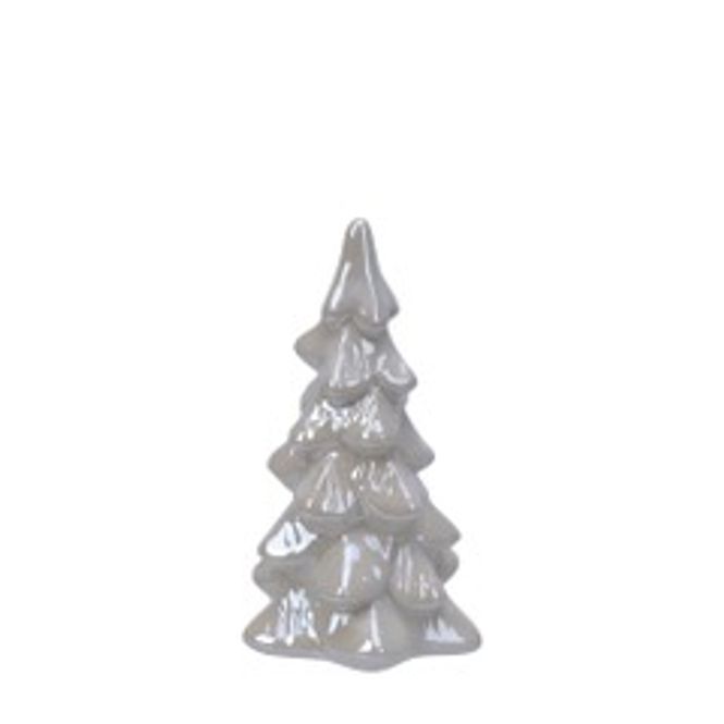 Hovedbilde Juletre Pearl Hvit 6,5x12cm