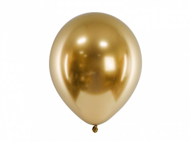 Hovedbilde Ballonger E Gull Blanke 10-pk 30cm
