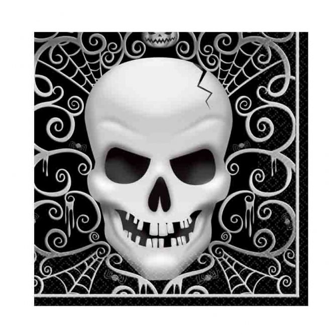 Hovedbilde Fright Night Servietter 16-pk