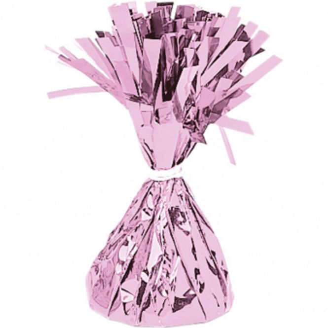 Hovedbilde Foliert  Ballongvekt rosa  9 cm
