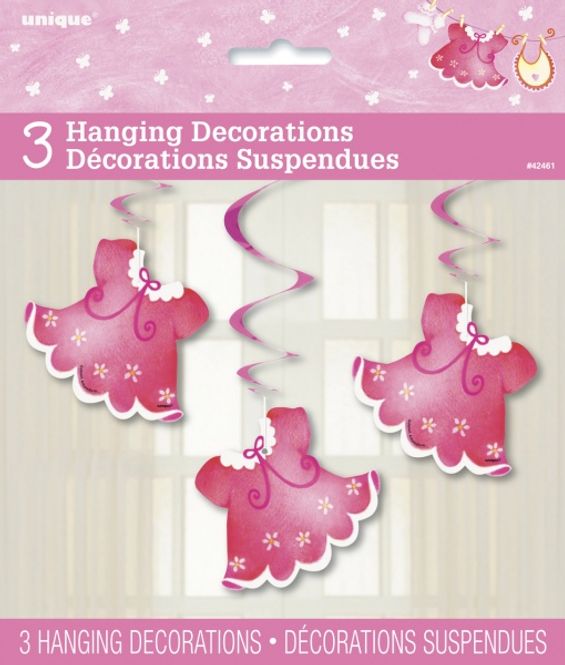 Hovedbilde It's A Girl Swirls 3-pk