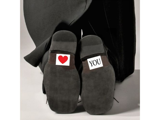 Hovedbilde Sko Stickers Heart/You