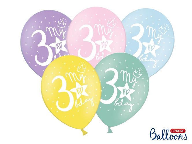 Hovedbilde Ballonger 3 år 5-pk