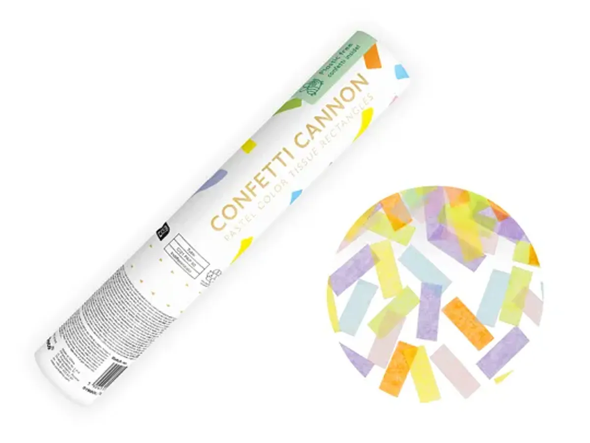 Confetti kanon pastel 