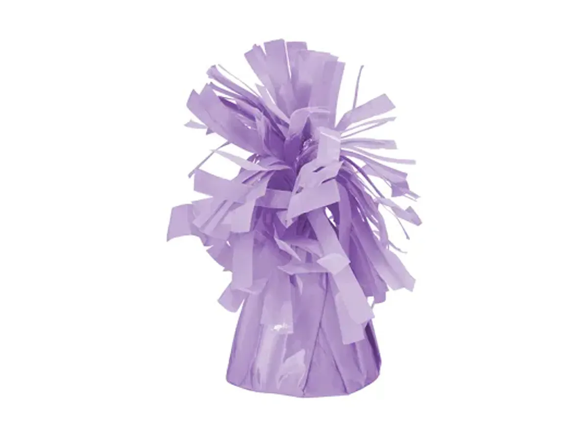 Foliert  Ballongvekt lyslilla  7 cm