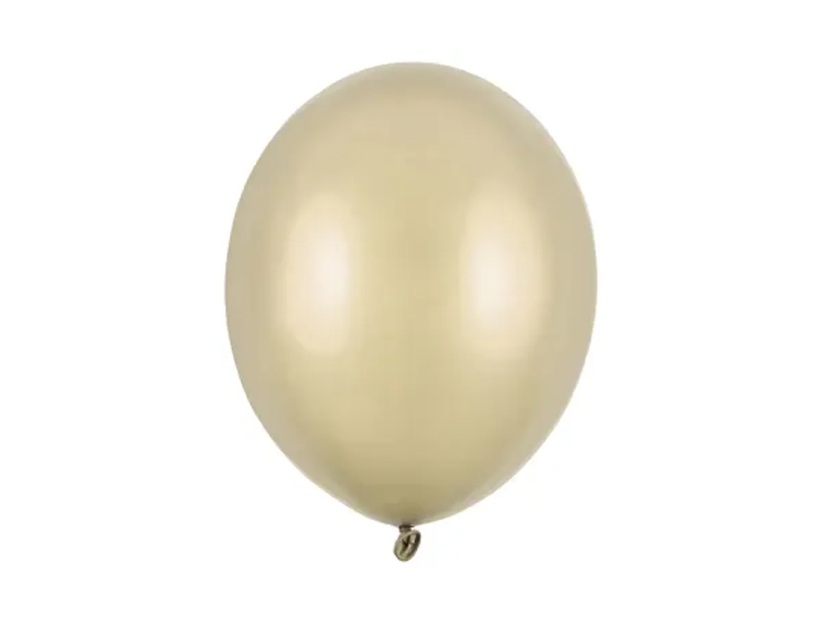 Ballonger E Metallic kald gull 10-pk 30cm