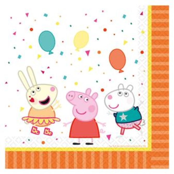 Hovedbilde Servietter Peppa Gris 16-pk