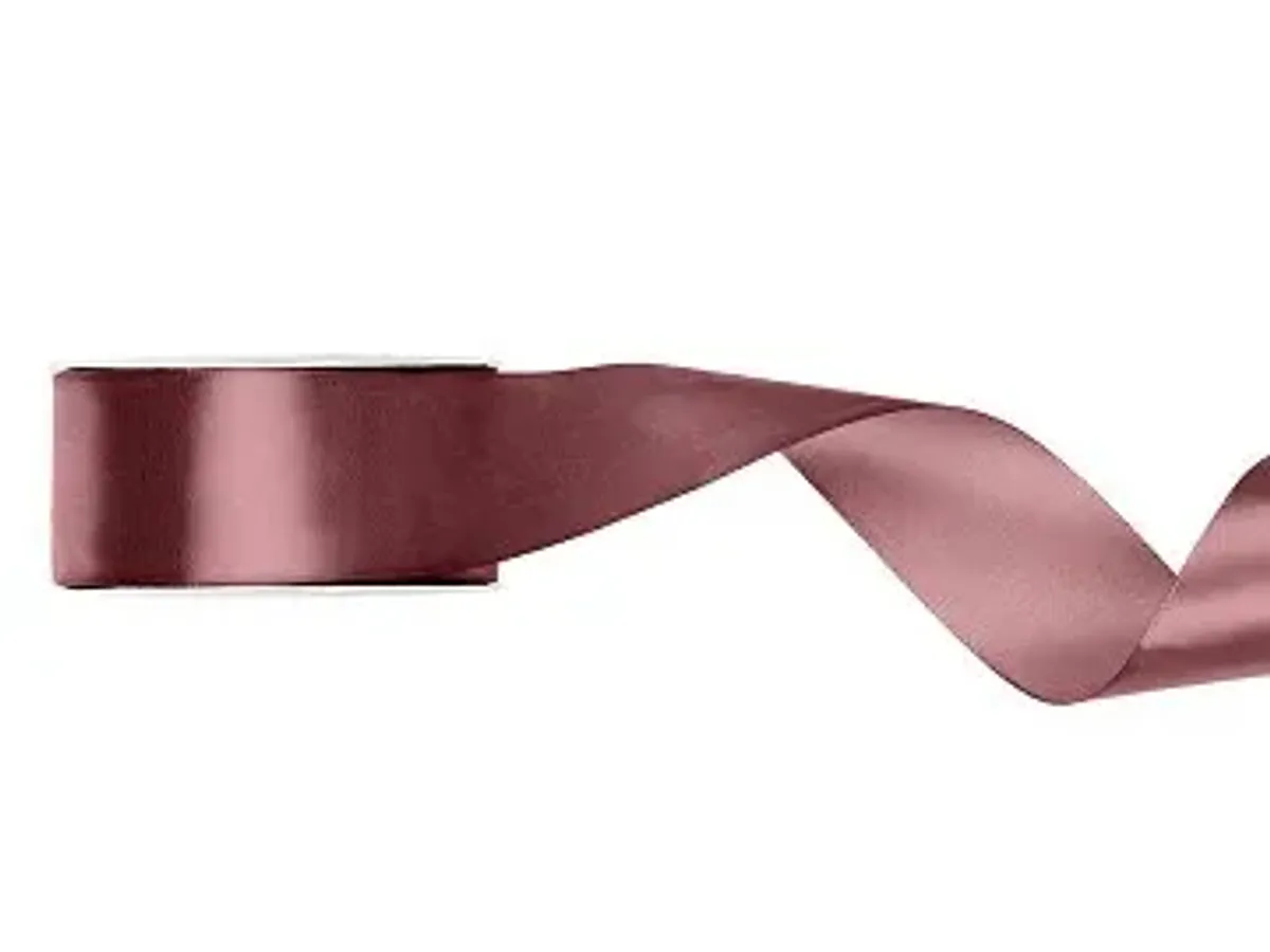 Satengbånd dark dusty rose 3.6x25m 