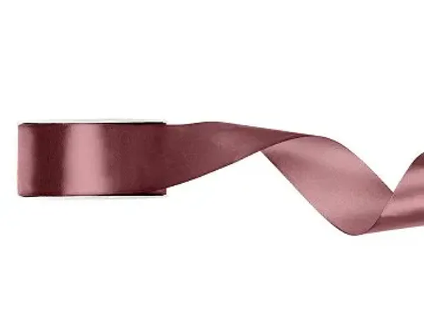 Hovedbilde Satengbånd dark dusty rose 3.6x25m 