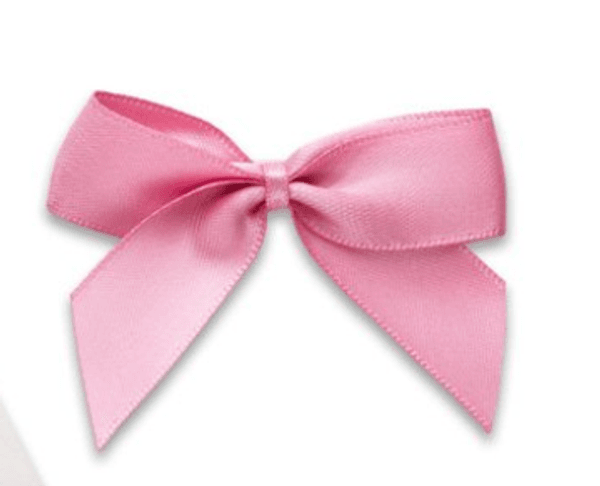 Hovedbilde Satengsløyfe selvklebende gammelrosa 12 pk