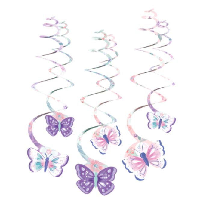 Hovedbilde swirl sommerfugler 6pk