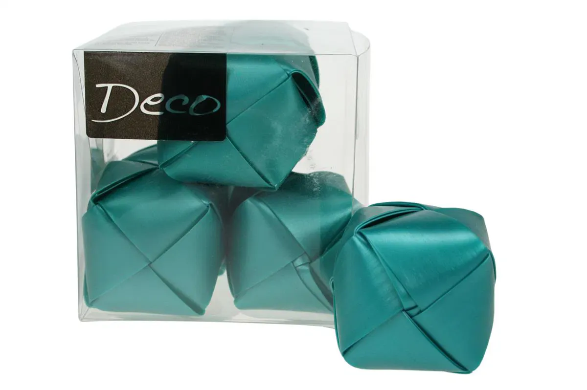 Deko cube turkis 6pk