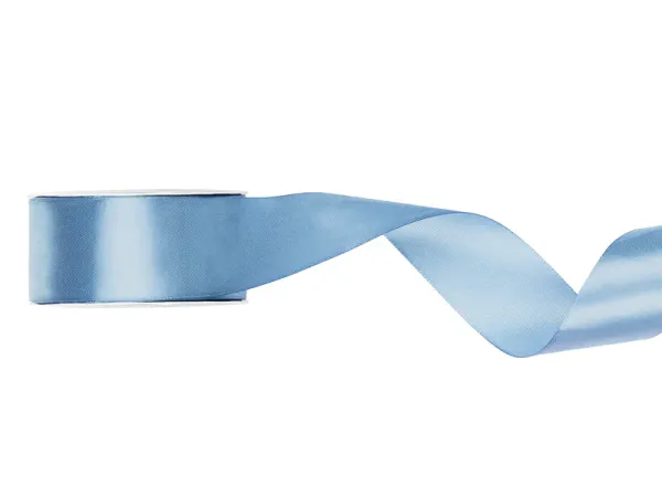 Hovedbilde Satengbånd misty blue 2,5cm 25m