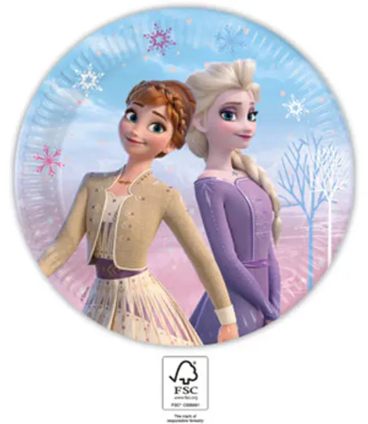 Hovedbilde Papptallerken Frozen 2 8pk