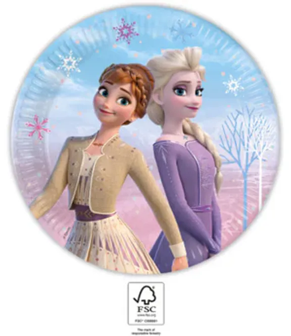 Hovedbilde Papptallerken Frozen 2 8pk
