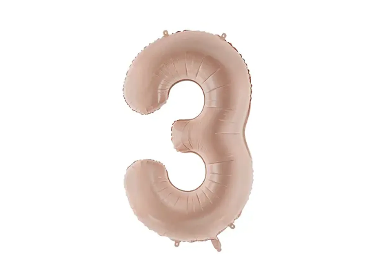 Folieballong tall beige 72cm