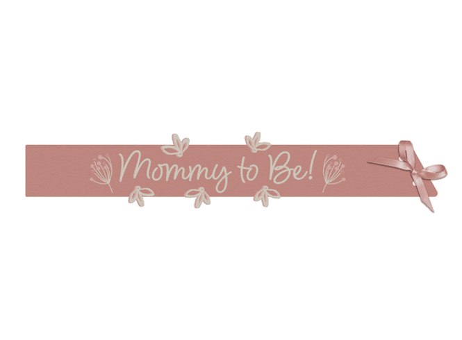 Hovedbilde Blooming Baby Girl  Magebånd mommy to be