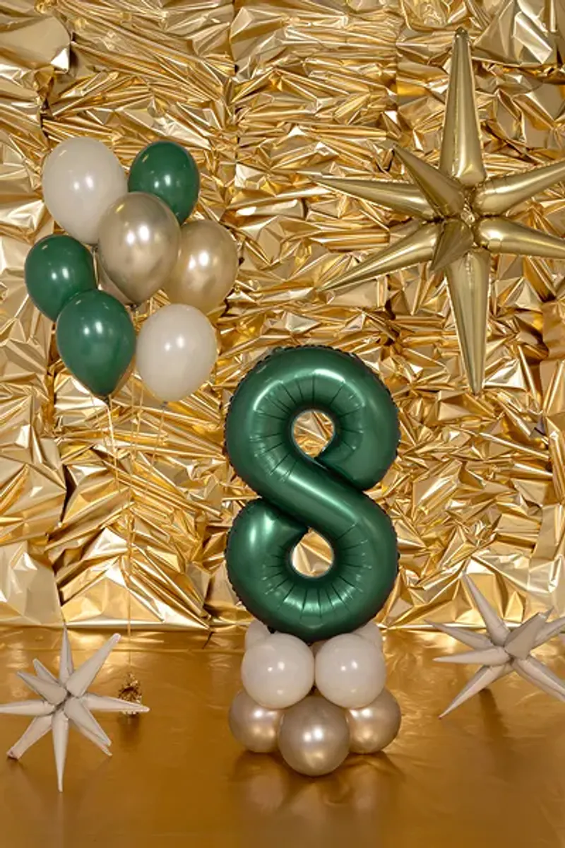 Ballonger E Metallic kald gull 10-pk 30cm